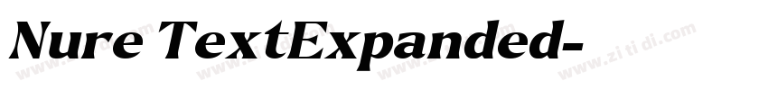 Nure TextExpanded字体转换 Nure TextExpanded字体转换